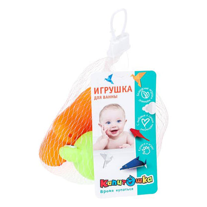 Игрушки для ванной в сетке КАПИТОШКА в кор.2*60шт