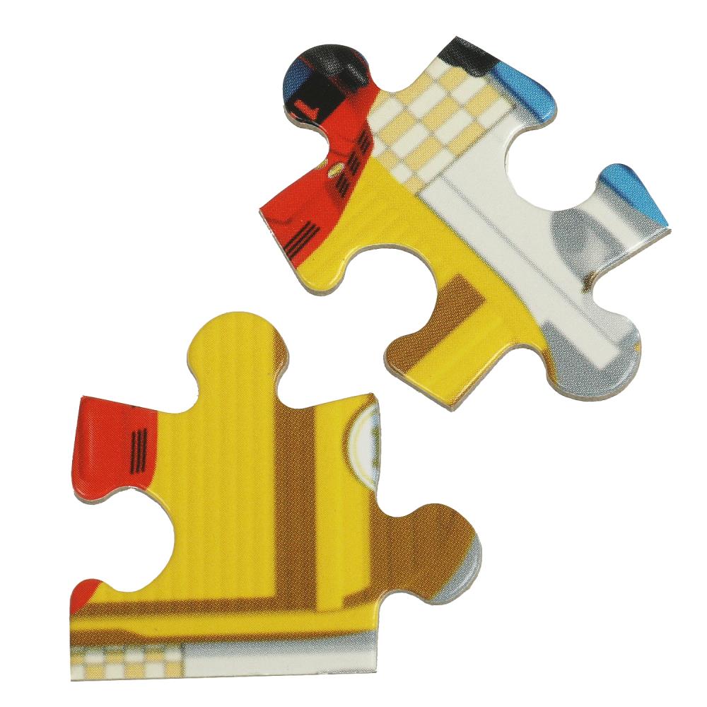 Весёлый автобус. Пазлы в коробке 35 деталей. MINI. 90х65х25 мм. Умные игры в уп.32шт в кор.8уп