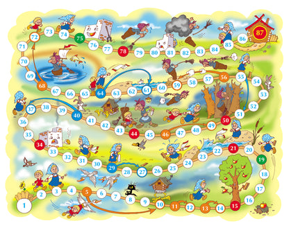 Maison 2 en 1 Gusi-Lebedi, Baba Jouga (00178)