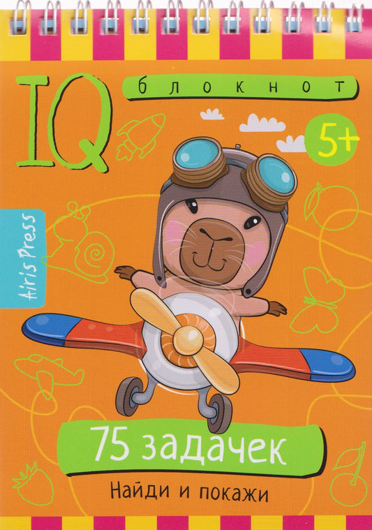 Умный блокнот. 75 задачек. Найди и покажи 5+