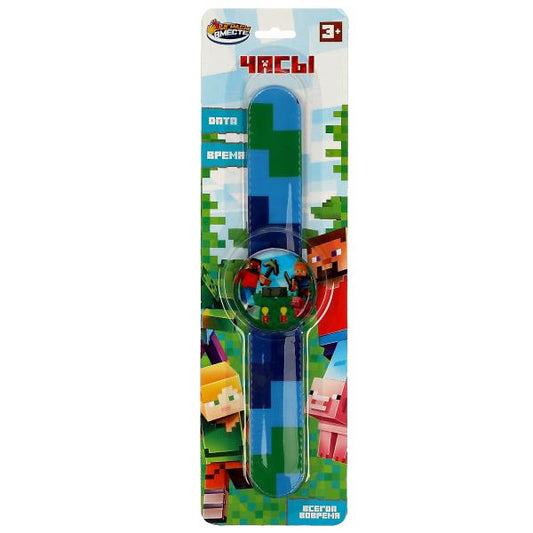 Часы время дата, блист.28,5*8,5*1см ИГРАЕМ ВМЕСТЕ в кор.2*300шт
