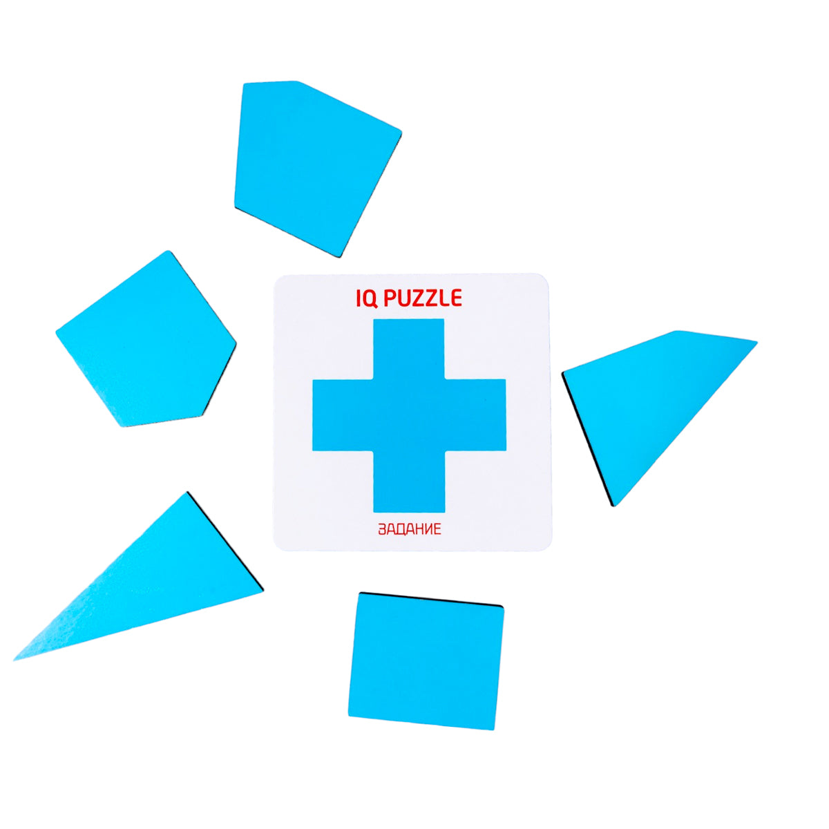 Игра настольная головоломка "IQ Пазлы + танграм" серии "Baby Toys wood"