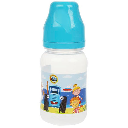 Бутылочка для корм., шир. г СИНИЙ ТРАКТОР 270 мл, сил. с., б/р. Умка в кор.12шт