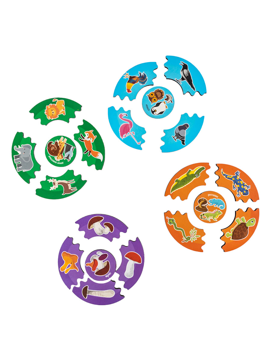 Пазлы из дерева. Mon premier paquet "Мир вокруг" 60 эл