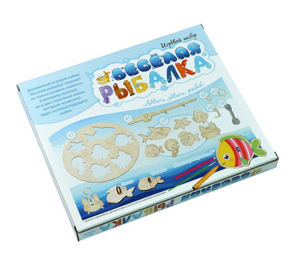 ИГРА НАСТОЛЬНАЯ "ВЕСЕЛАЯ РЫБАЛКА" в кор.11шт
