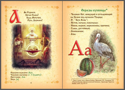 Буквица. Древнесловенские образные письмена