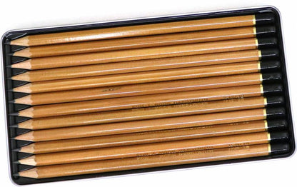 Набор карандашей чернографитных профессиональных Koh-I-Noor 12 штук