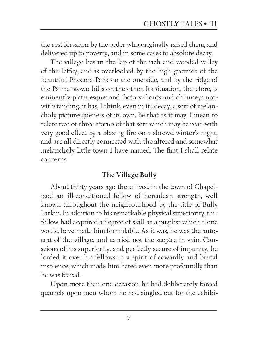 Ghostly Tales 3. Ghost Stories of Chapelizod = Рассказы о призраках 3: на англ.яз