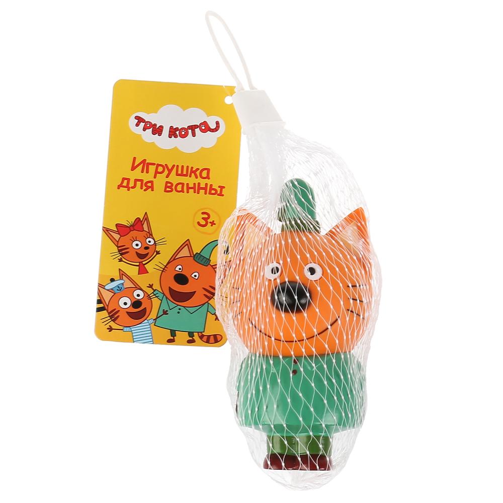 ИГРУШКА ПЛАСТИЗОЛЬ ДЛЯ ВАННЫ "КАПИТОШКА" Три Кота. Компот в сетке (рус. уп.) в кор.100шт