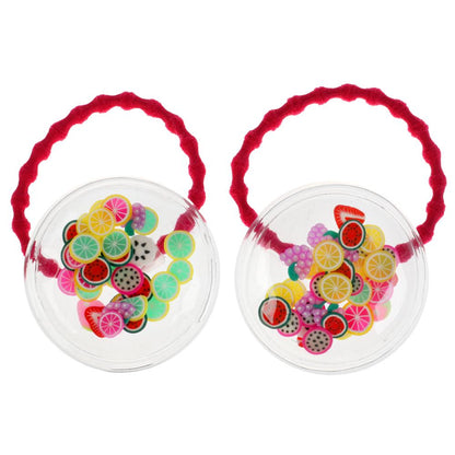 Акс-ры д/девочек ЭНЧЕНТИМАЛС резинки для волос с украш. fruits, 2шт МИЛАЯ ЛЕДИ уп-10шт в кор.100уп