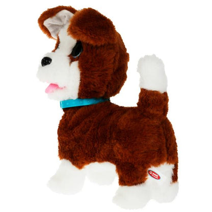 Интерактивный щенок Максик 22см поворачивает голову, ходит МОЙ ПИТОМЕЦ в кор.12шт