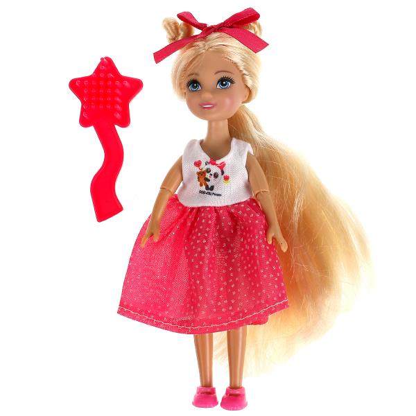 Кукла 15 см Малышарики Анечка, руки и ноги сгиб, акс, кор КАРАПУЗ в кор.120шт