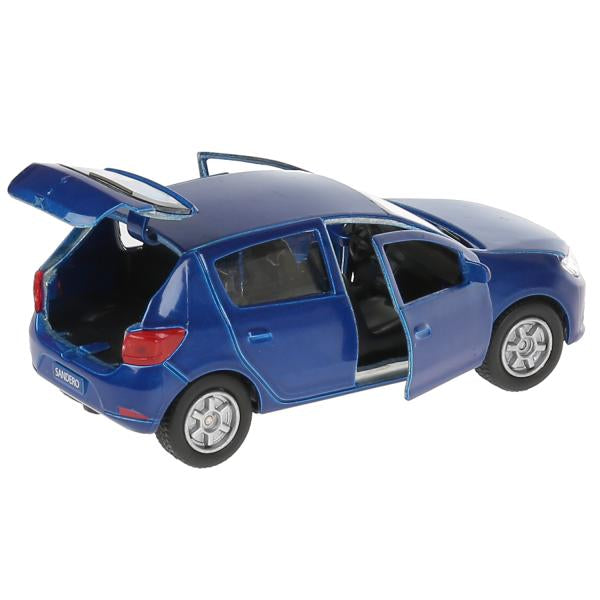 SB-17-61-RS-N(BU)-WB 283719 Машина металл RENAULT sandero, 12 см, двери, багаж., инерц. кор. Технопа