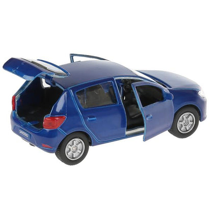 SB-17-61-RS-N(BU)-WB 283719 Машина металл RENAULT sandero, 12 см, двери, багаж., инерц. кор. Технопа