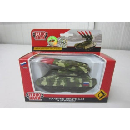 SB-16-19-BUK-M-WB 219369 ТАНК "ТЕХНОПАРК" МЕТАЛЛ. ИНЕРЦ. 12СМ, С РАКЕТНОЙ УСТАНОВКОЙ В РУСС. КОР.