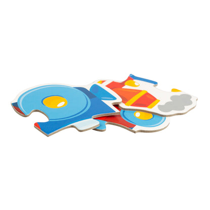 Jouets pour bébé "Транспорт" (5 cartes, 15 pièces)