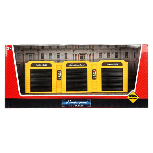Игрушка пластик гараж+1 машин, ламборгини,кор. - в кор.36шт