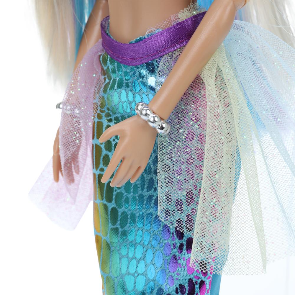 Кукла 29см София, руки и ноги сгиб., русалка, акс, кор КАРАПУЗ в кор.24шт