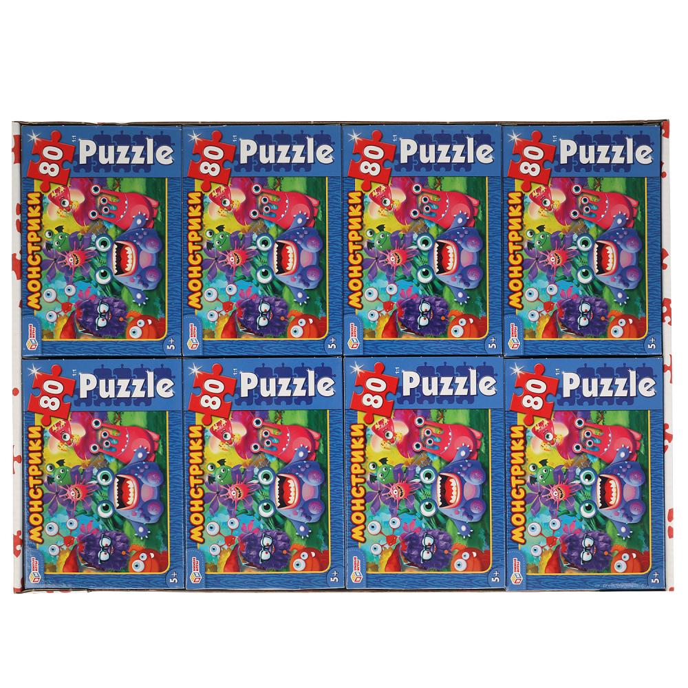 Monstres. пазлы классические в коробке. пазл 80 détails. Jeux gratuits Tous les jeux 16шт в кор8уп