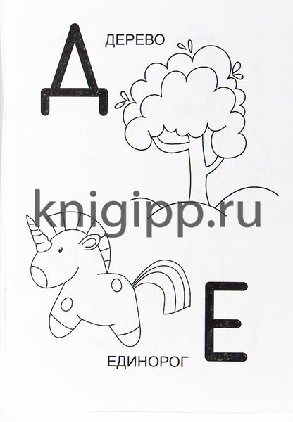 РАСКРАСКА А5 эконом. АЗБУКА
