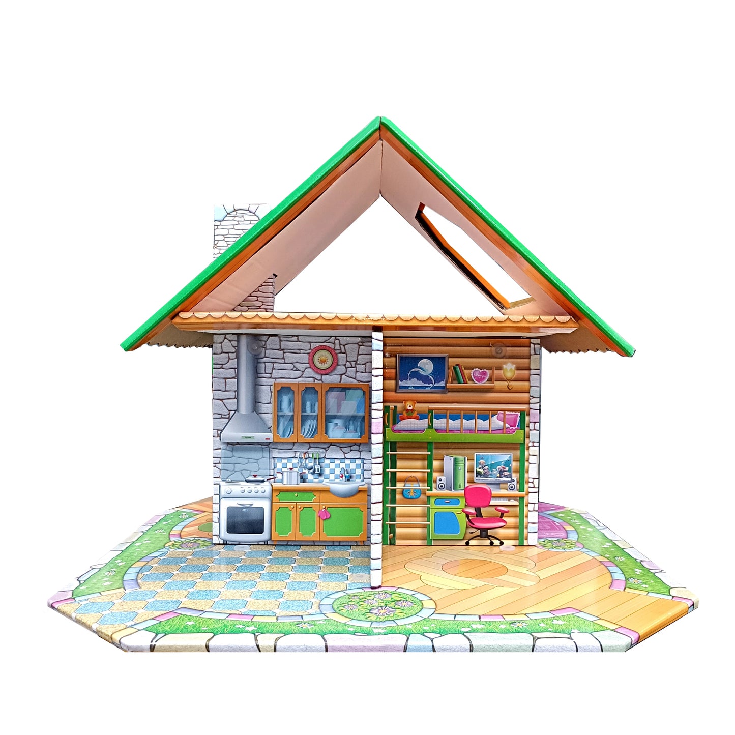 Кукольный домик быстрой сборки "Шале" Серия Наборы для творчества Dream House