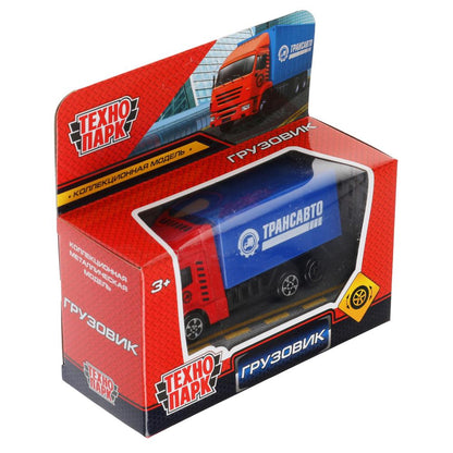1710I148-R306115 Машина металл ГРУЗОВИК 10,5 см, красный, кор. Технопарк в кор.2*120шт