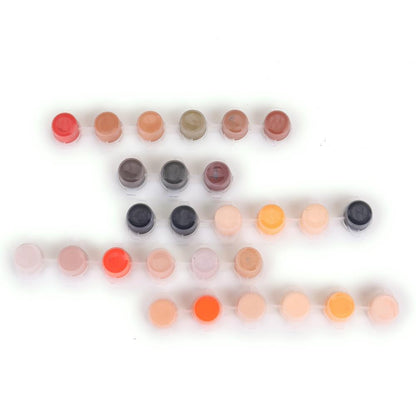 Холст по номерам 40*50 см собачки и подсолнухи МУЛЬТИ АРТ в кор.24шт