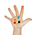 Аппликация из пуговиц "Сказочный замок" размер 158х200 (конверт)