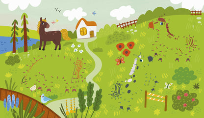 Рисуем и играем. Рисуем по точкам для девчонок