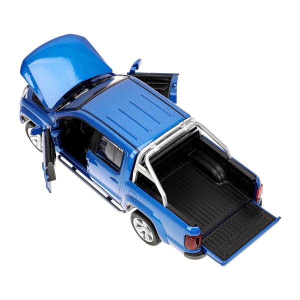 Machine en métal noir pour VOLKSWAGEN amarok, 17,5 cm, double, capot, inertie, parc technologique, couleur 2*24 pouces