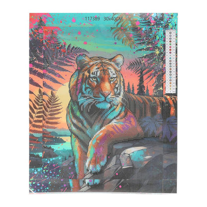 Mosaïque en bois 30*40 en rouleau avec une feuille de tigre de 36 pouces