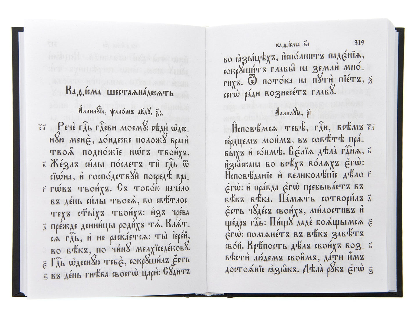 Псалтирь (на церковнославянском языке)