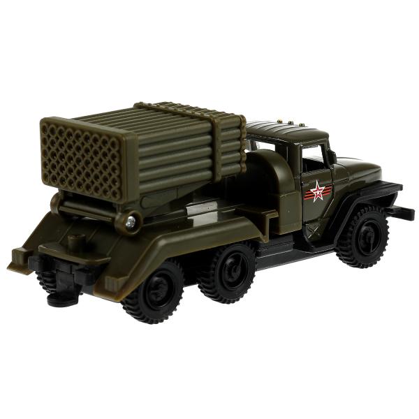 SB-15-35-M5(GR)-WB Машина металл АРМИЯ РОССИИ УРАЛ с ракетами 12см, двер., под. дет.,инер.,кор. Техн