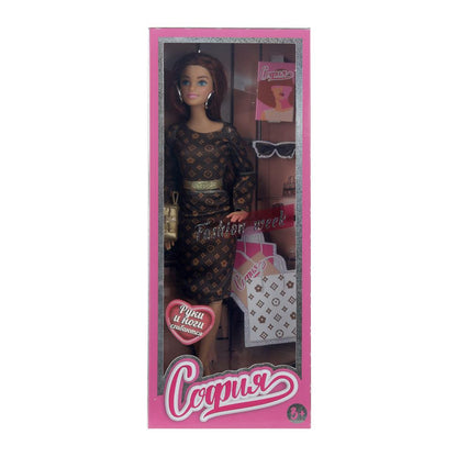 Кукла 29см София, руки и ноги сгиб., кор. КАРАПУЗ в кор.24шт