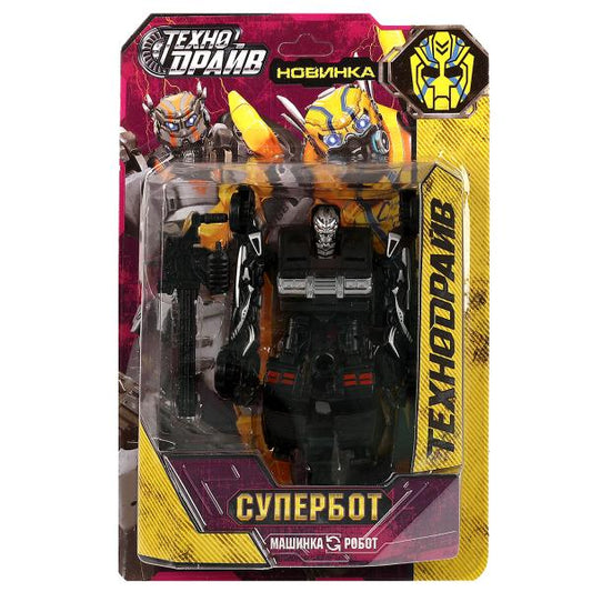 Робот трансформирующийся в машину, блист.17*26*4см ТЕХНОДРАЙВ в кор.2*72шт