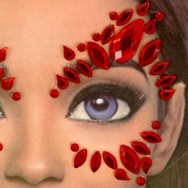 Косметика ДЛЯ ДЕВОЧЕК стразы для лица МИЛАЯ ЛЕДИ в кор.6*24шт