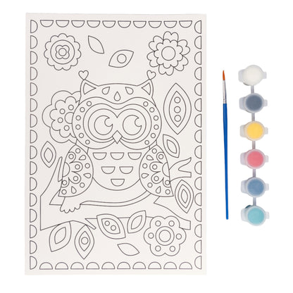 Набор для творчества. Раскраска "Совушка"