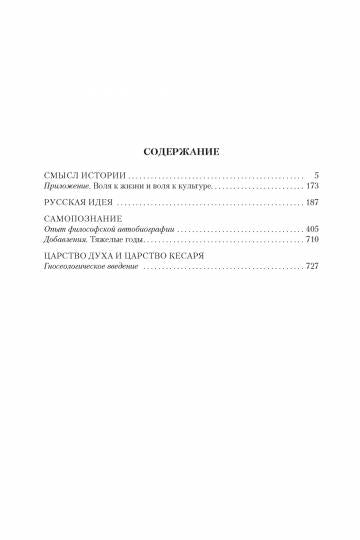 Смысл истории. Русская идея. Самопознание