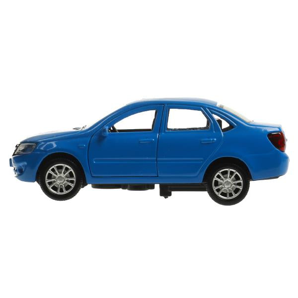 Машина металл LADA granta 11,5 см, двери, багаж, инерц, синий, кор. Технопарк в кор.2*36шт
