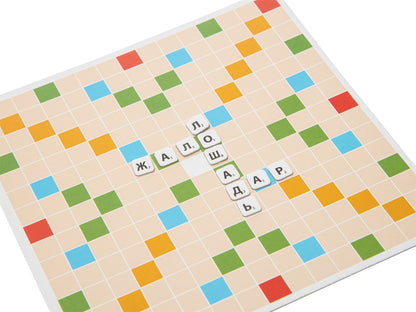 Игра настольная Словодел Мини, картонный, белый