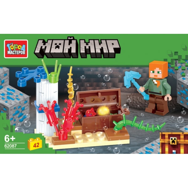 Конструктор мой мир, 42 дет. Город мастеров в кор.2*144шт