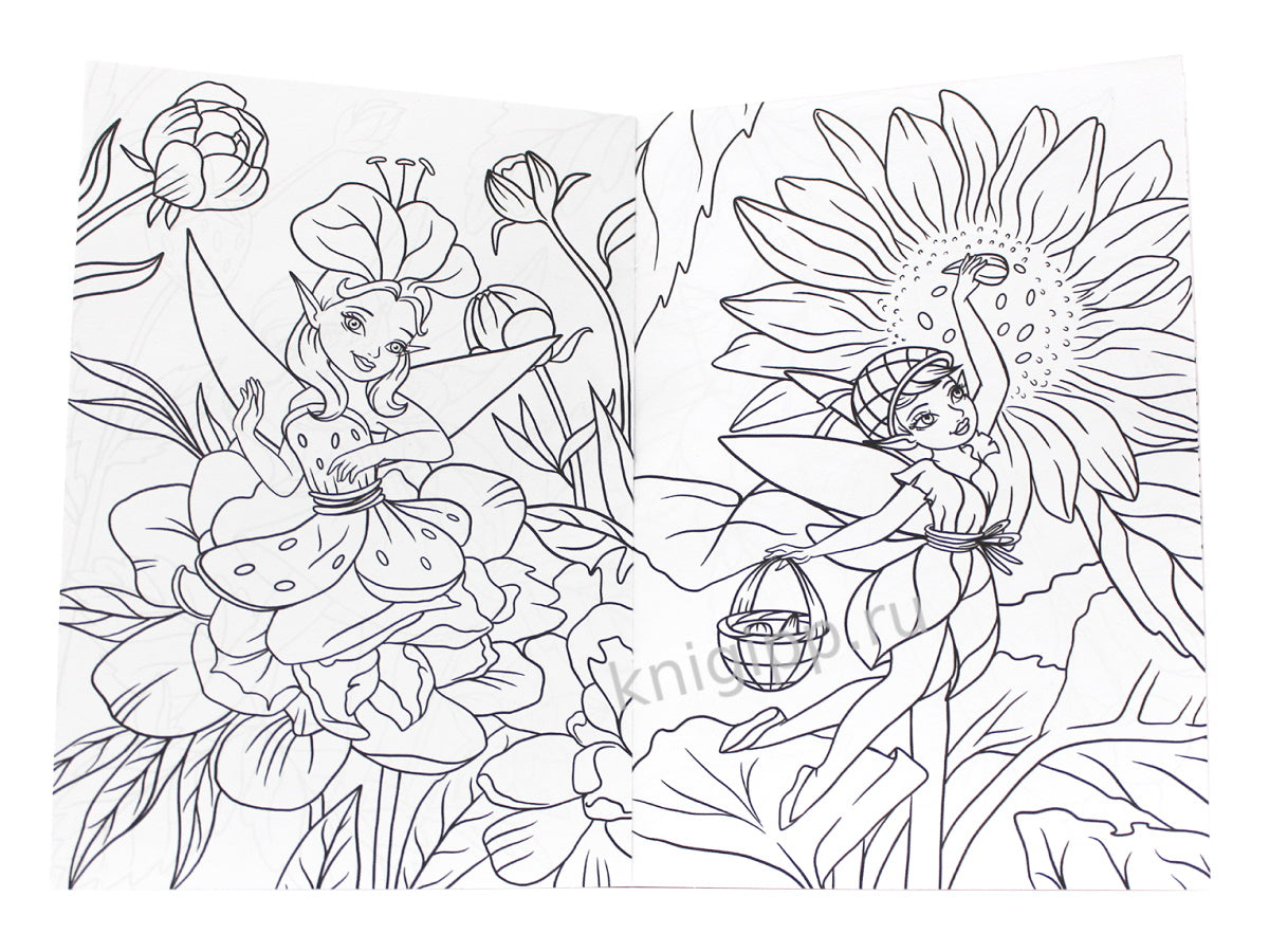 РАСКРАСКА А5 эконом. СКАЗОЧНЫЕ ФЕИ