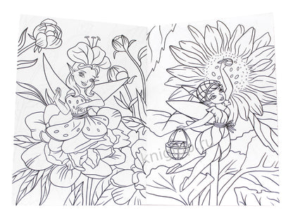 РАСКРАСКА А5 эконом. СКАЗОЧНЫЕ ФЕИ