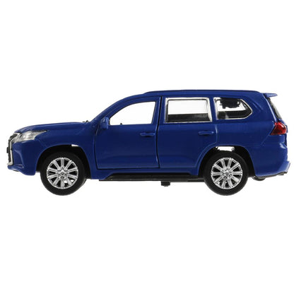 Machine en métal LEXUS LX570 machine pour 12 cm, à l'extérieur, sac, argent, sinié, cor. Parc technologique dans le cor.2*36шт