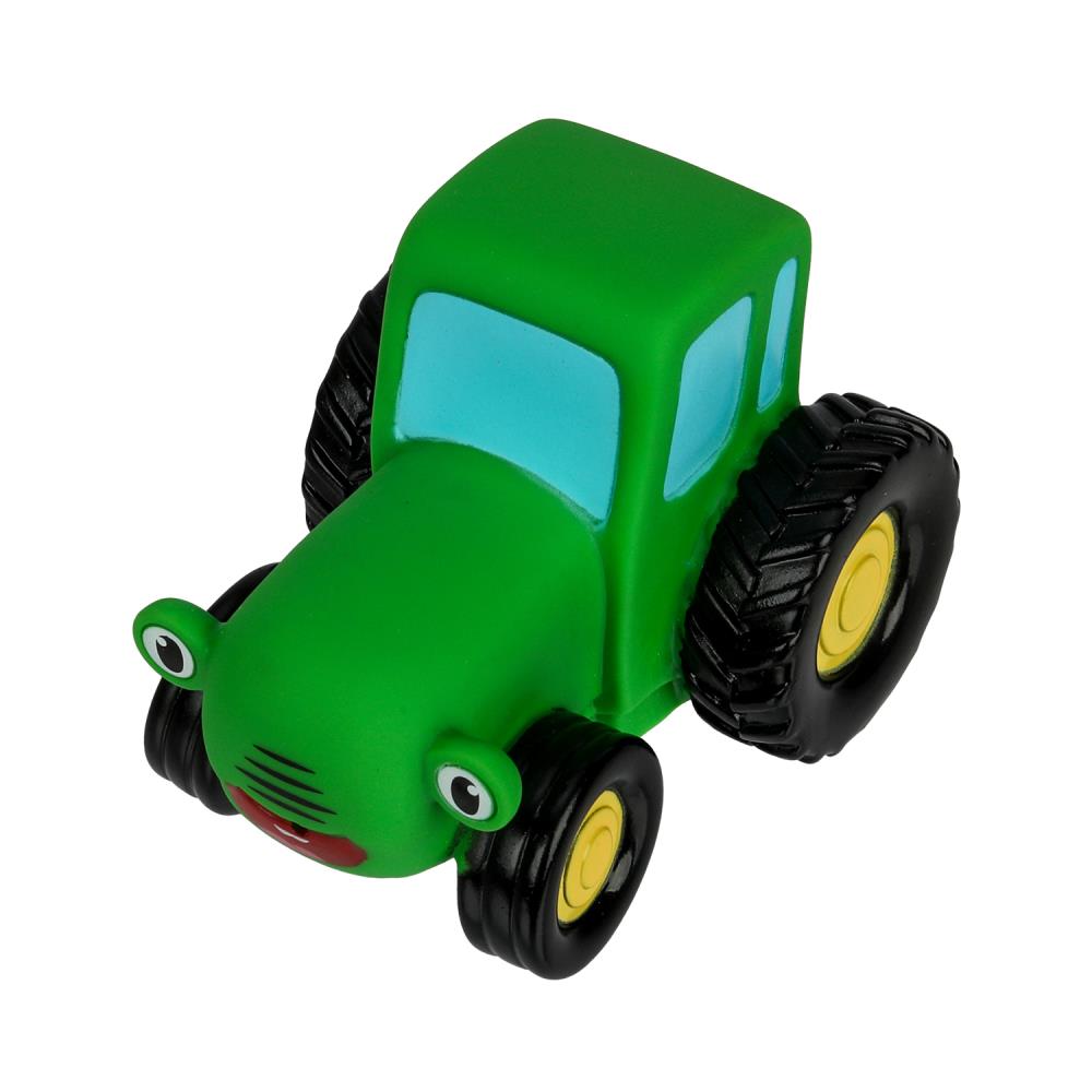 Jeu de plastique pour vans СИНИЙ ТРАКТОР 10 см, 1шт, сетка зеленый КАПИТОШКА в кор.50шт