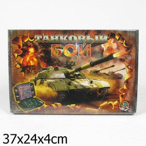 ИГРА НАСТОЛЬНАЯ "ТАНКОВЫЙ БОЙ" ЖЕСТКАЯ КОРОБКА 00994 в кор.9шт