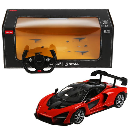Машина р/у mclaren senna 1:14, двери открыв. вручную, свет, цвет в ассорт. в кор. Rastar в кор.6шт