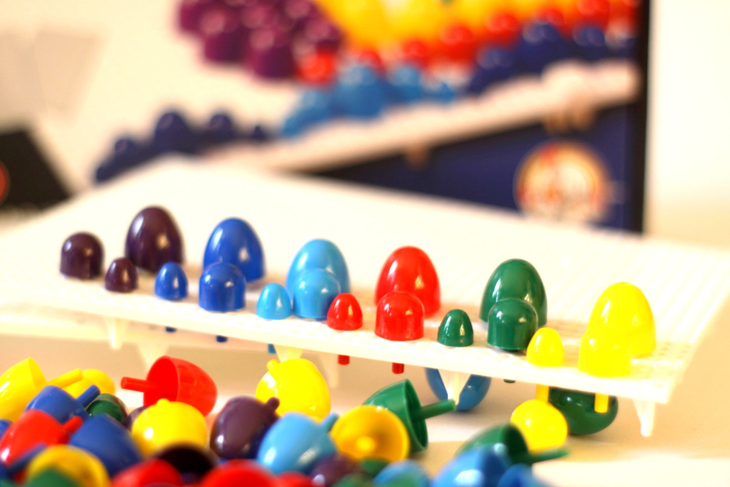 Мозаика комбинированная. 270 poissons, 6 étoiles, 2 étoiles (10 mm, 15 mm, 20 mm)