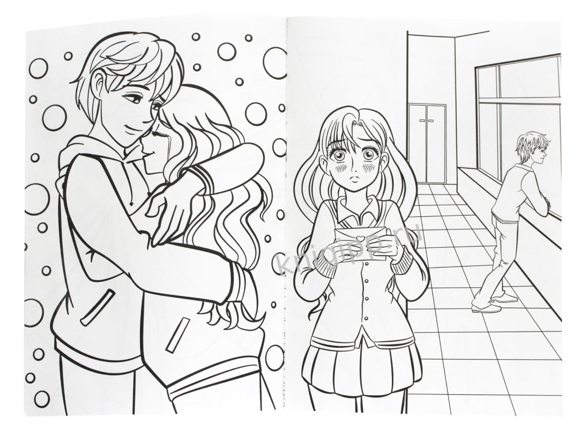 РАСКРАСКА А4 эконом. МИР МАНГИ