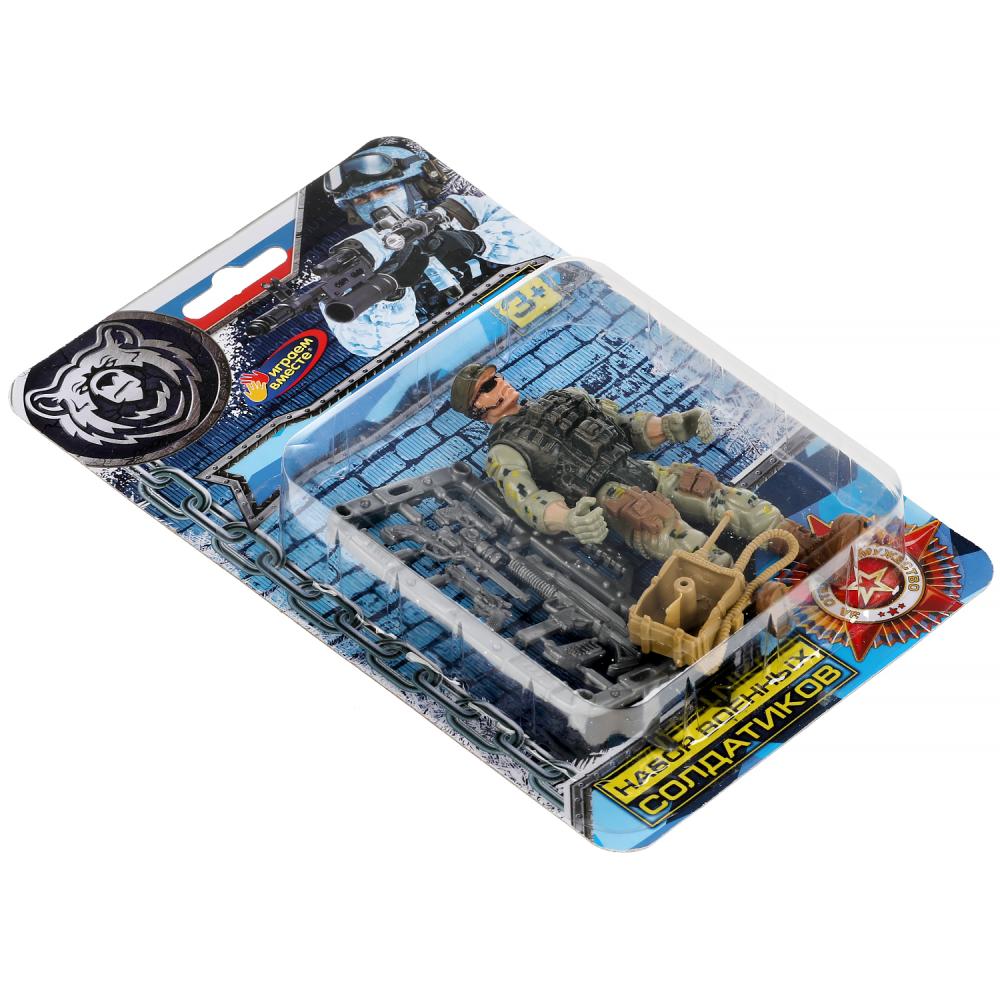 Набор солдатиков с оружием военные с аксесс., блист. ТМ "ИГРАЕМ ВМЕСТЕ" в кор.2*120шт